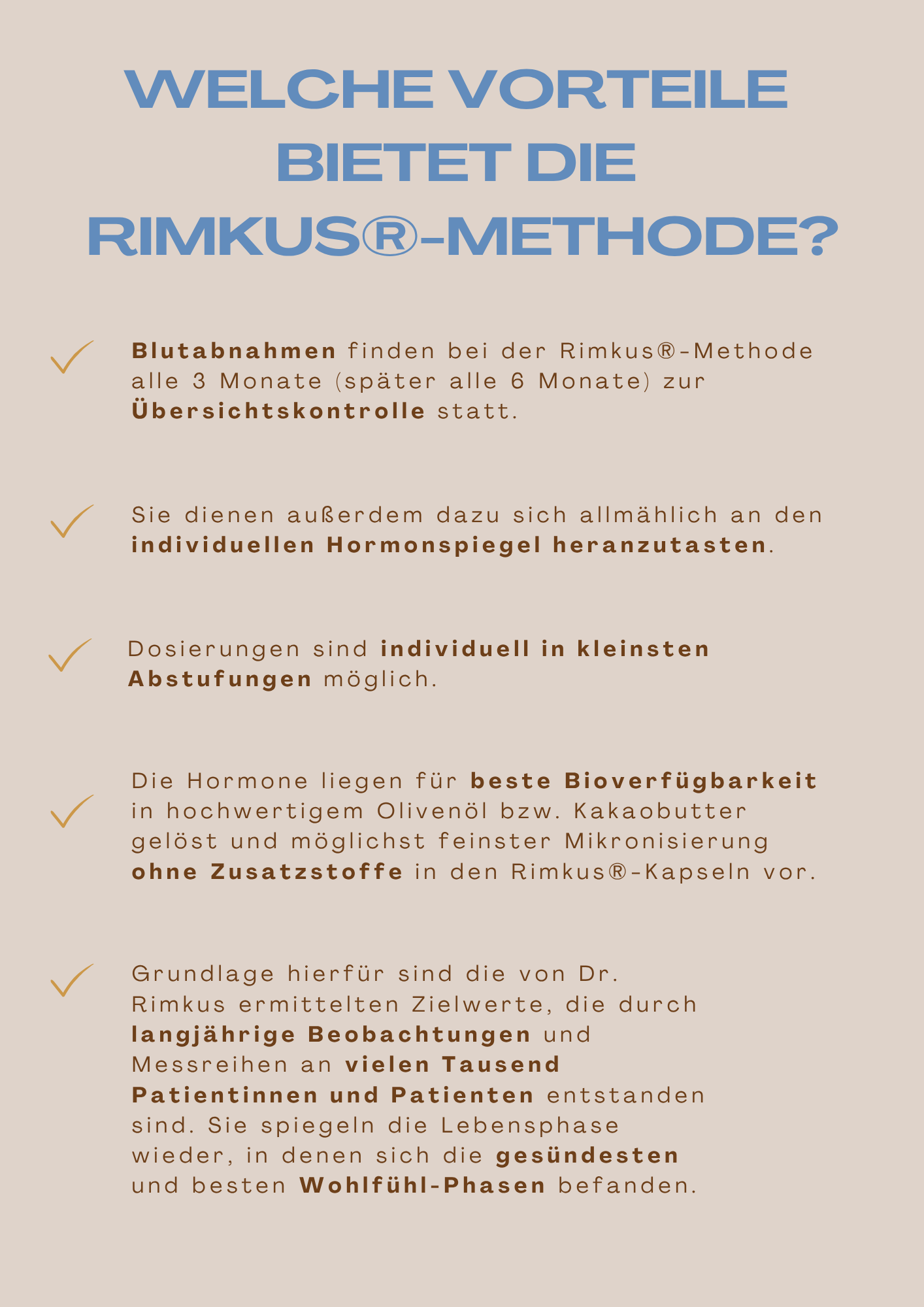 Welche Vorteile bietet die Rimkus-Methode